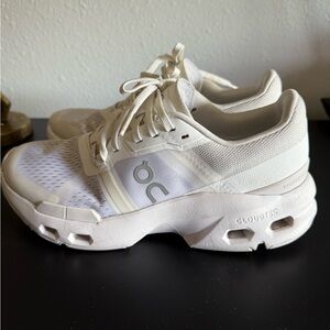 On Running White Sneakers with Cushioned Midsole